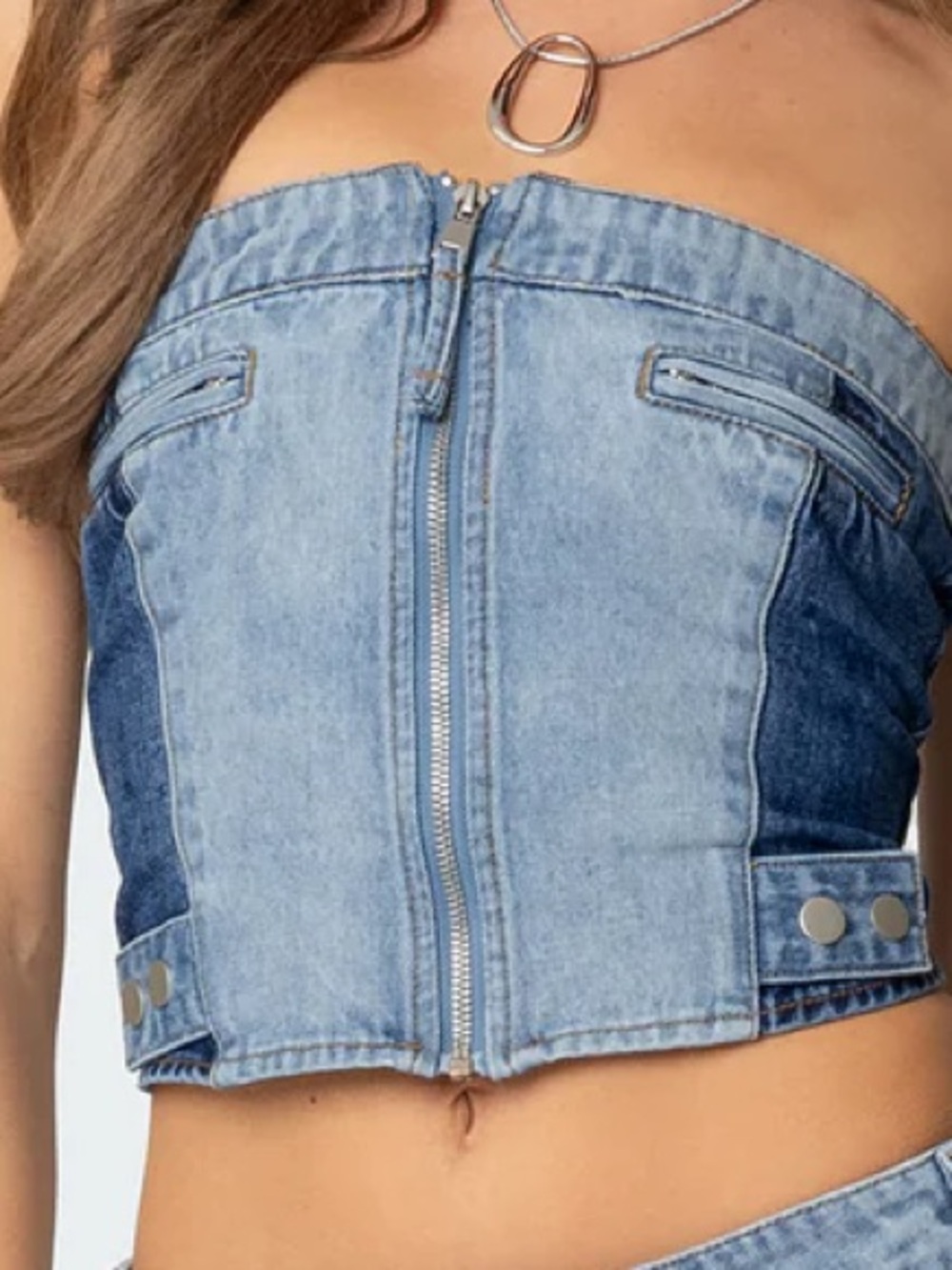 Edikted Denim Corset